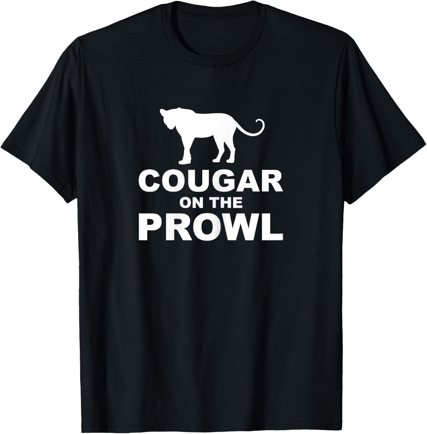 Cougar on the Prowl Women's T-Shirt - T-Shirt | Black