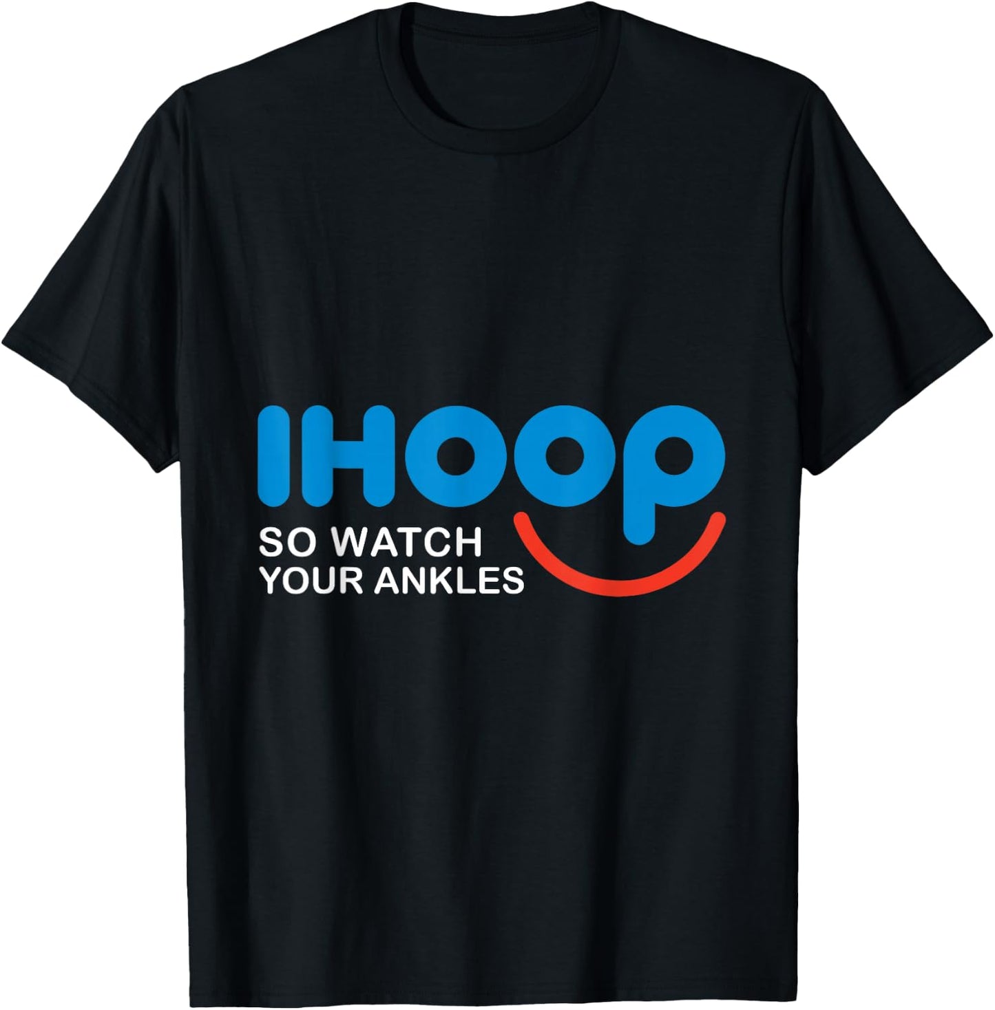 Basketball Shirt Men Women Kids Cool iHoop T-Shirt - T-Shirt | Black