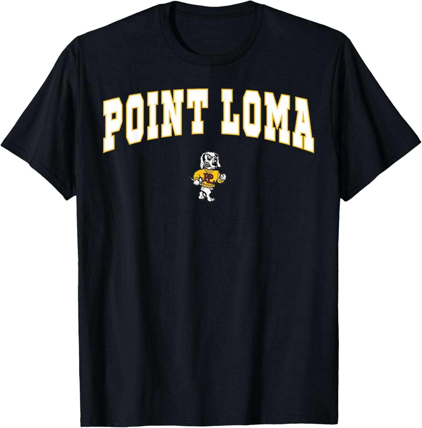 Point Loma High School Fighting Pointers C2 T-Shirt - T-Shirt | Black