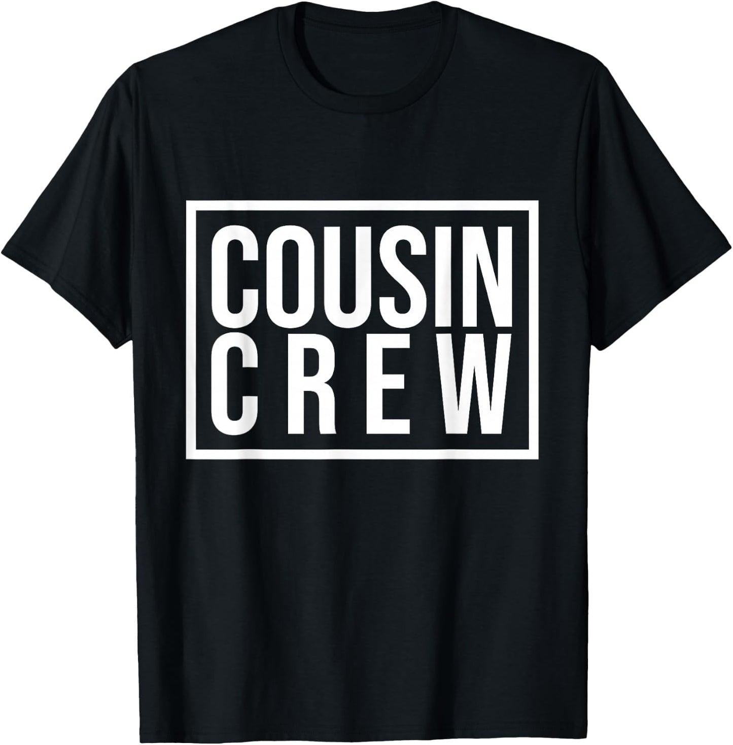 Cousin Crew Kids Women Men Girl Funny Gift T-Shirt - T-Shirt | Black