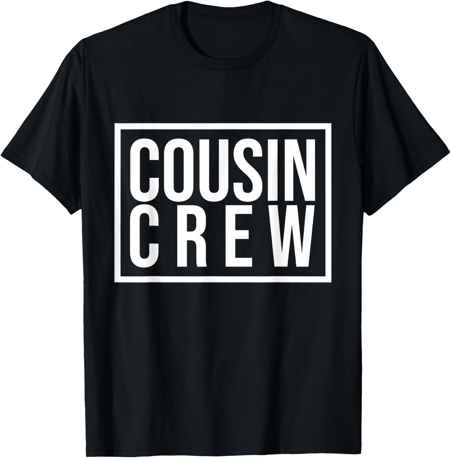 Cousin Crew Kids Women Men Girl Funny Gift T-Shirt - T-Shirt | Black