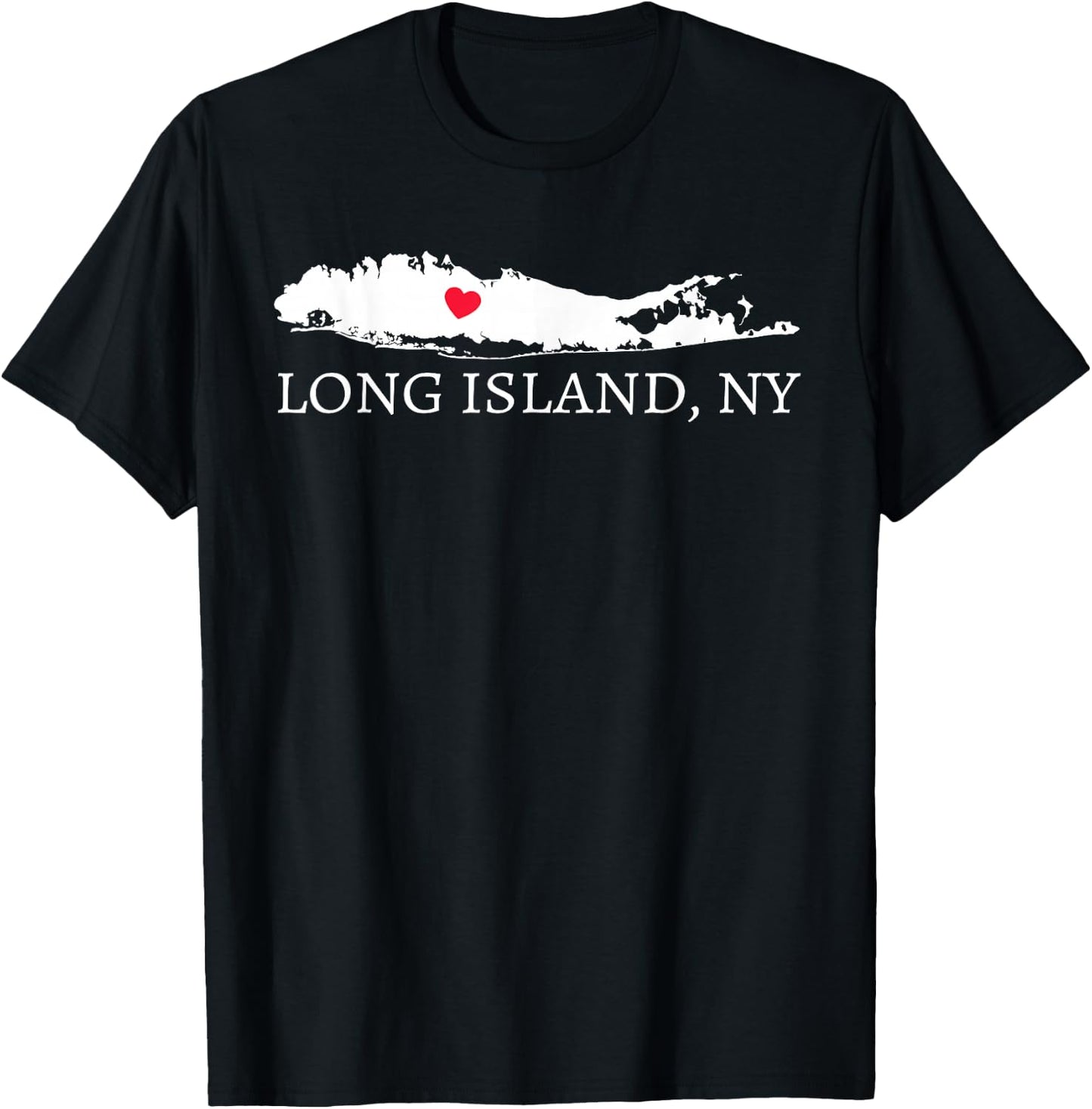 Long Island NY T Shirt Souvenir Gift Shirt T-Shirt - T-Shirt | Black