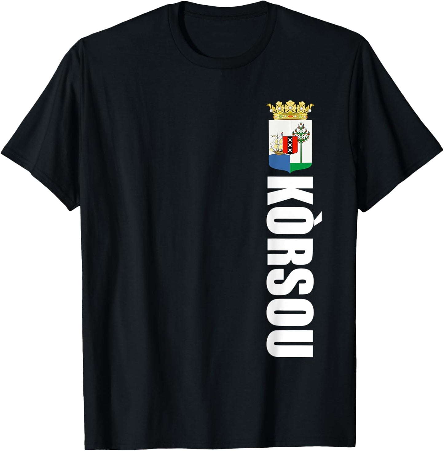Korsou Soccer Gift Cuacaoan Futbol Country Of Curacao T-Shirt - T-Shirt | Black