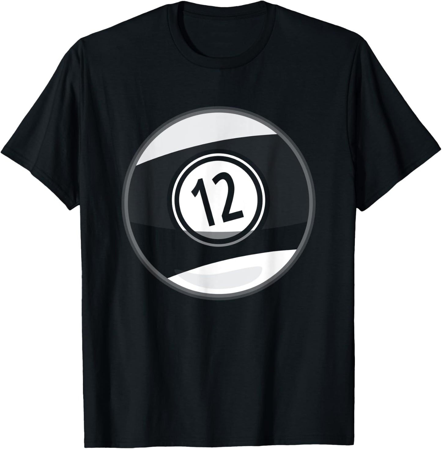 Matching Halloween Costume Set Billiard Balls 12 Ball T-Shirt - T-Shirt | Black