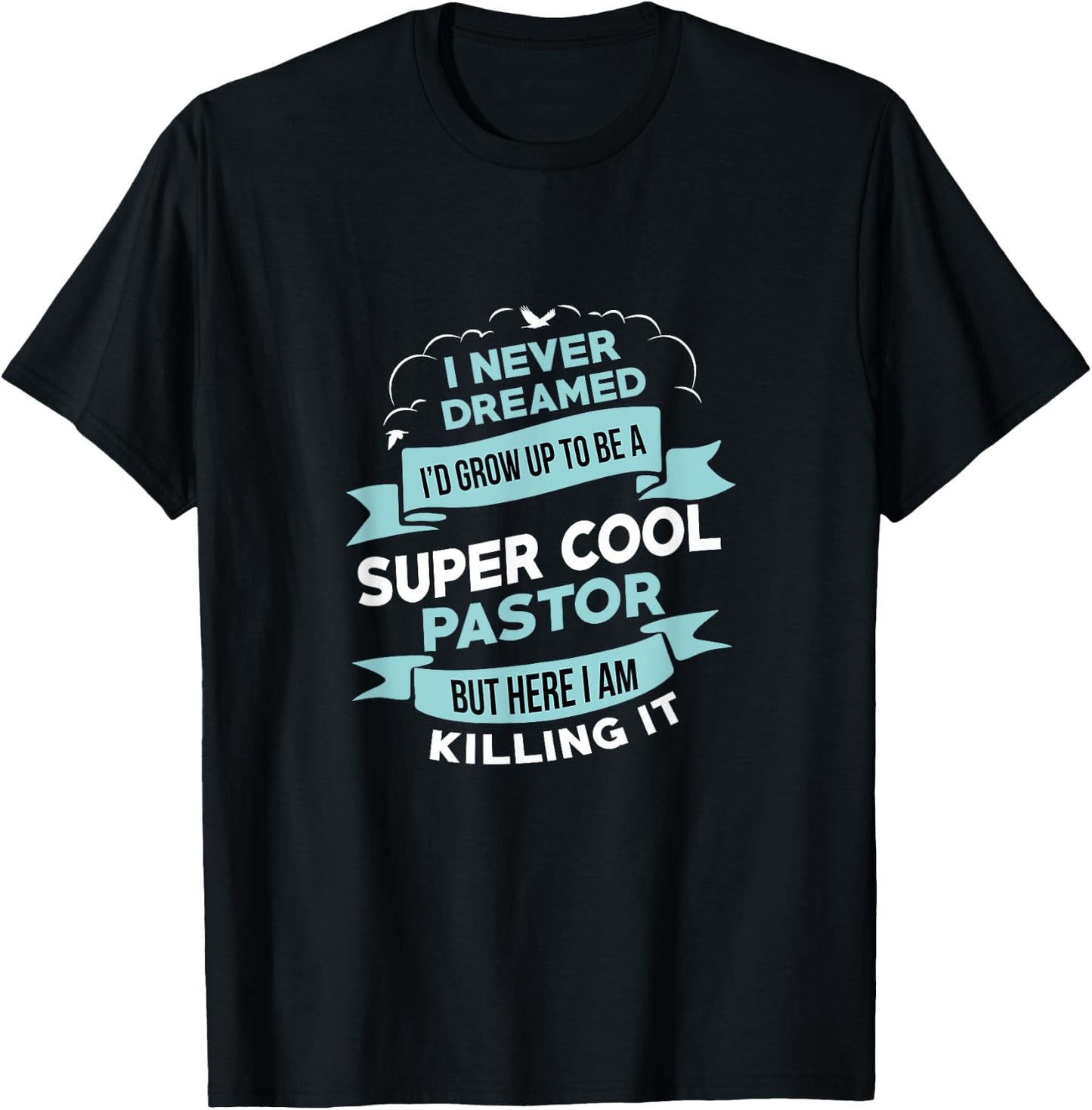 Cool Funny Pastor Gift Christian Catholic Religion Men Women T-Shirt - T-Shirt | Black