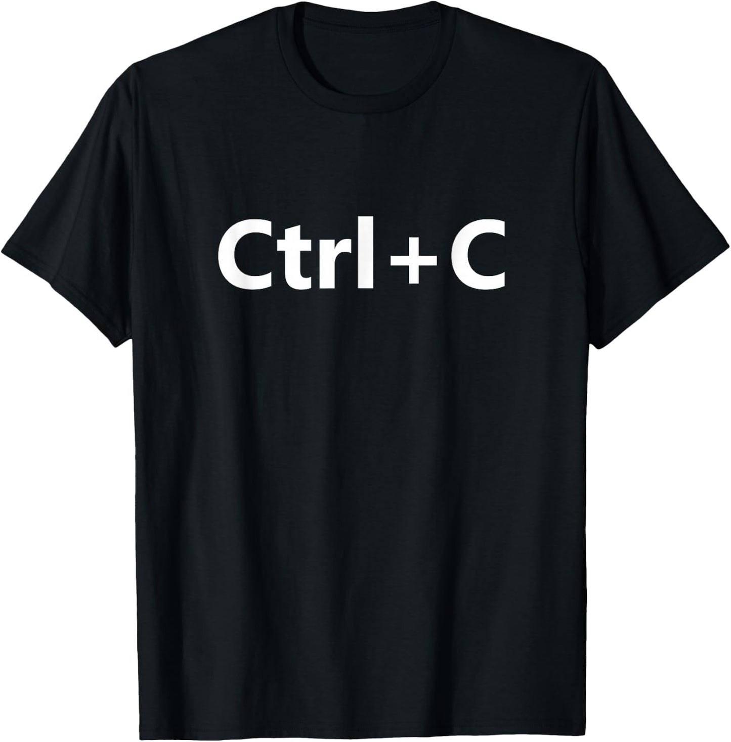 Ctrl C Family Matching Copy Paste T-Shirt - T-Shirt | Black