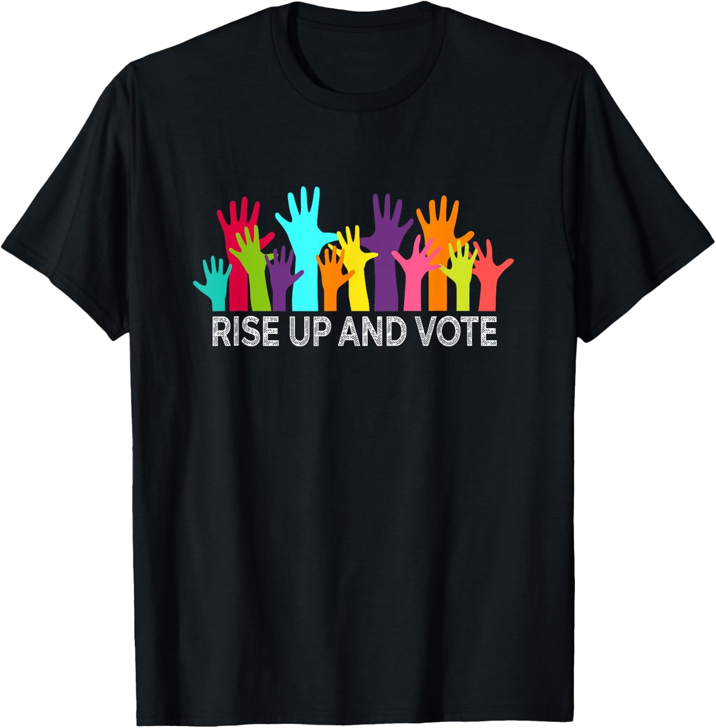 Rise Up and Vote T Shirts Gifts Midterm Elections 2018 T-Shirt - T-Shirt | Black