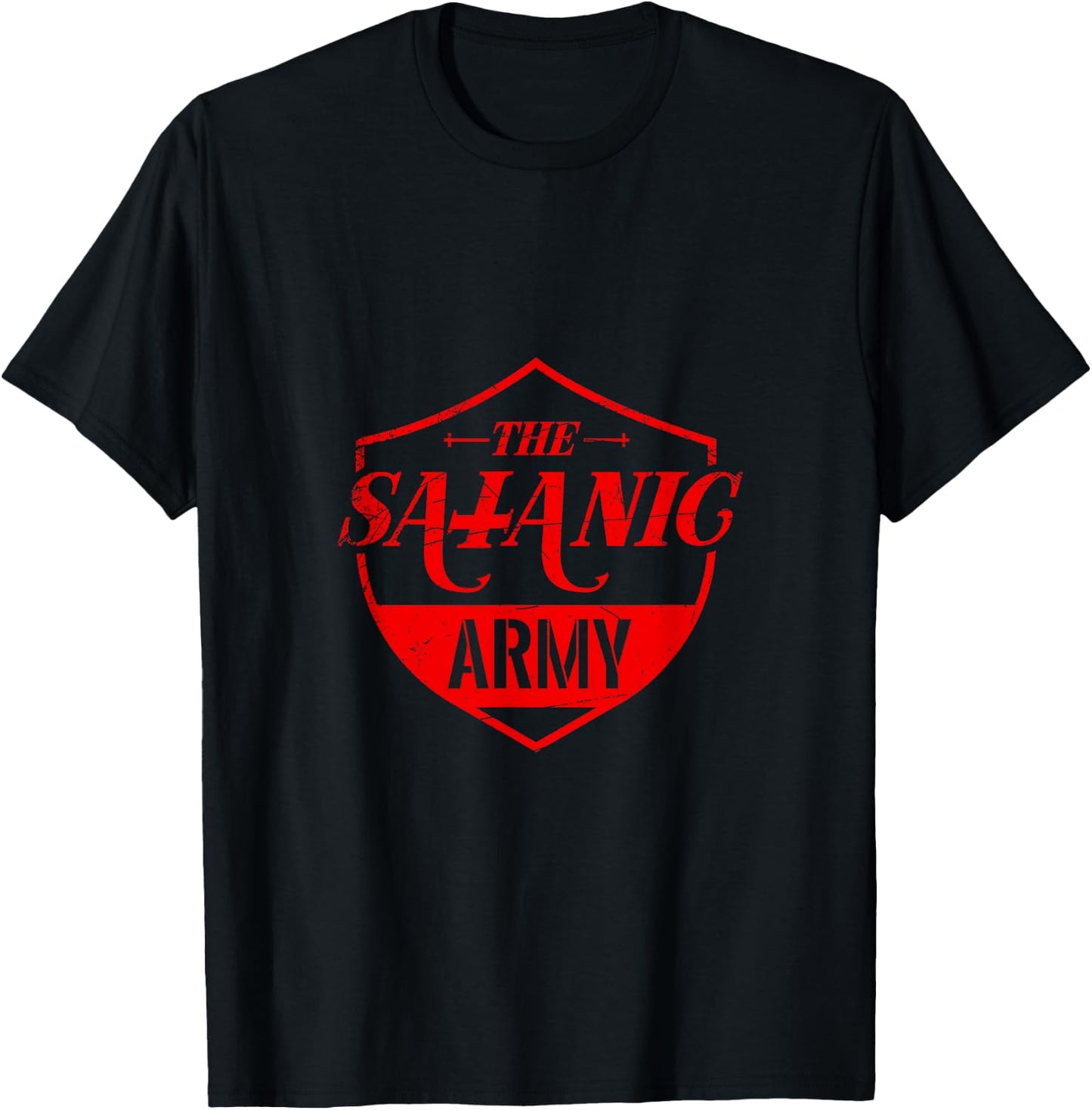 The Satanic Army Shirt T-Shirt - T-Shirt | Black