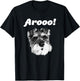 Schnauzer Arooo Barking T Shirt T-Shirt - T-Shirt | Black