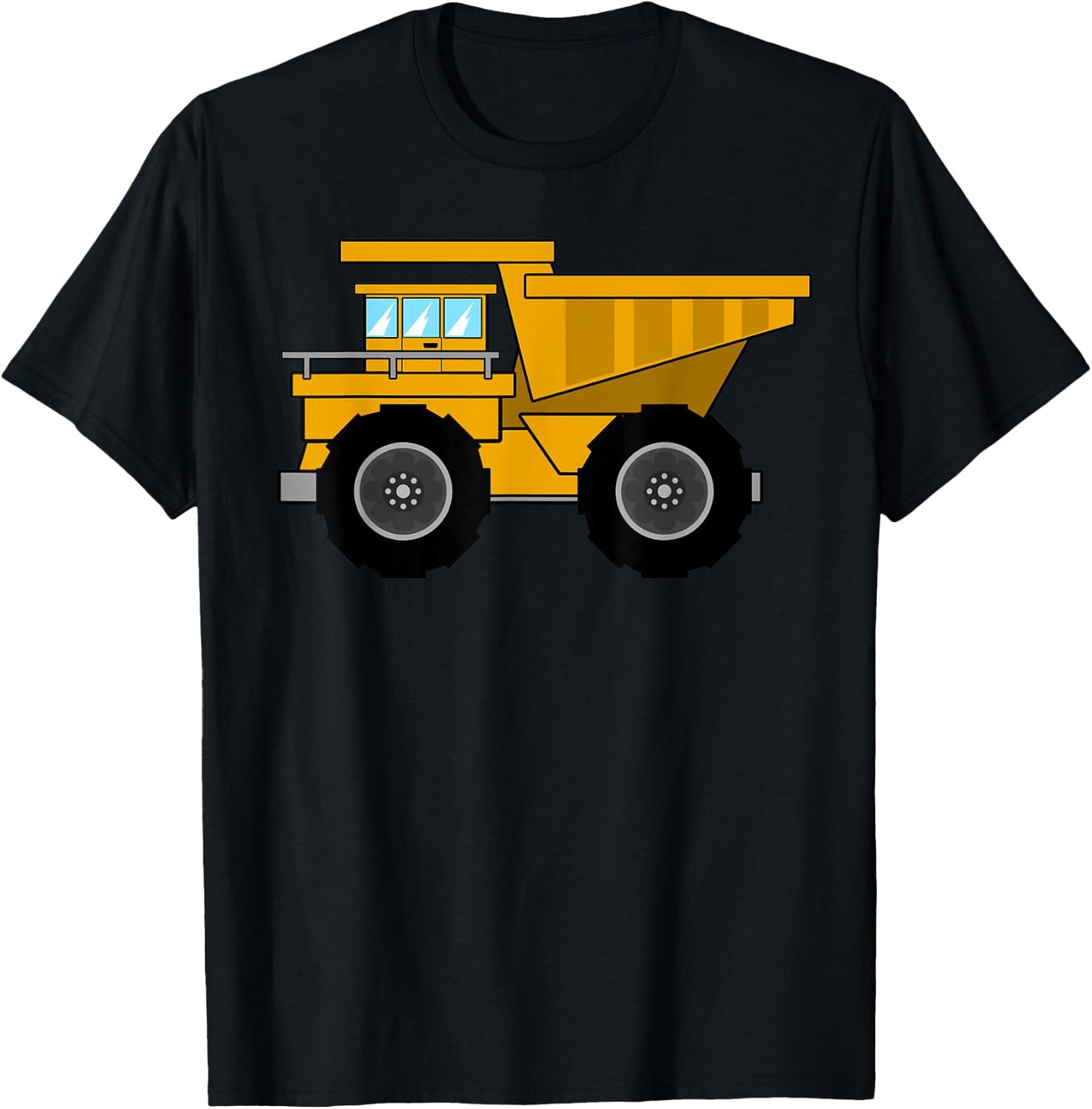 I Love Dump Truck Shirt | Little Boys Kids Gift T-Shirt - T-Shirt | Black