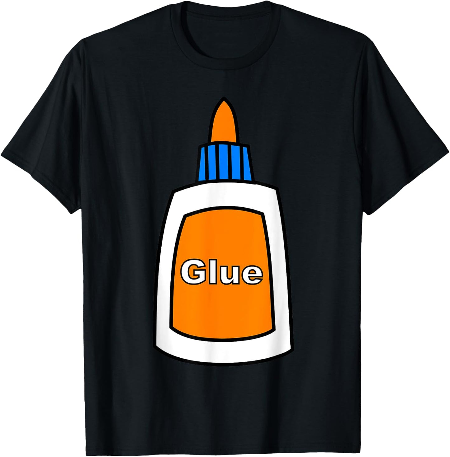 Glue Bottle Funny School Supply Halloween Costume T-Shirt - T-Shirt | Black