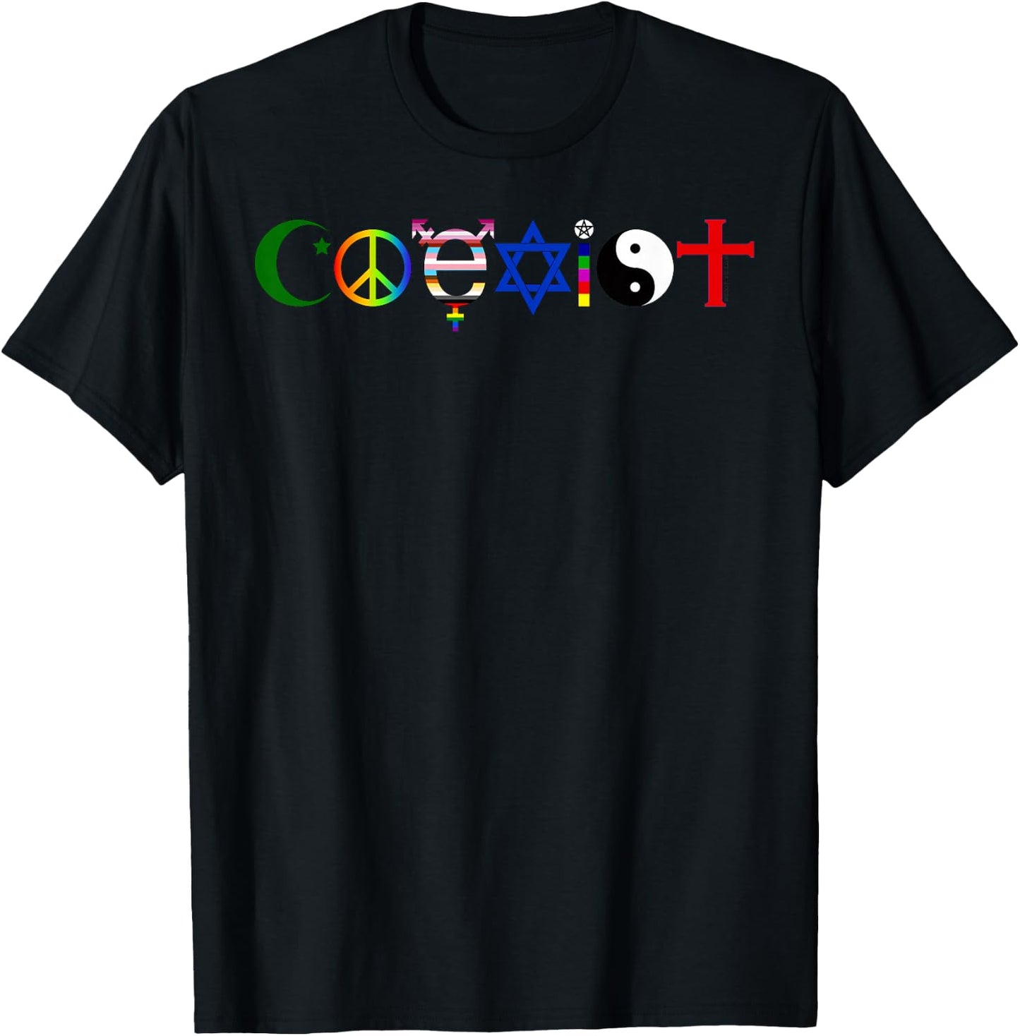 Coexist T-Shirt - T-Shirt | Black