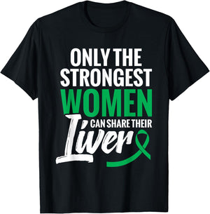 Liver Donation Support Organ Donor Liver Transplant T-Shirt - T-Shirt | Black