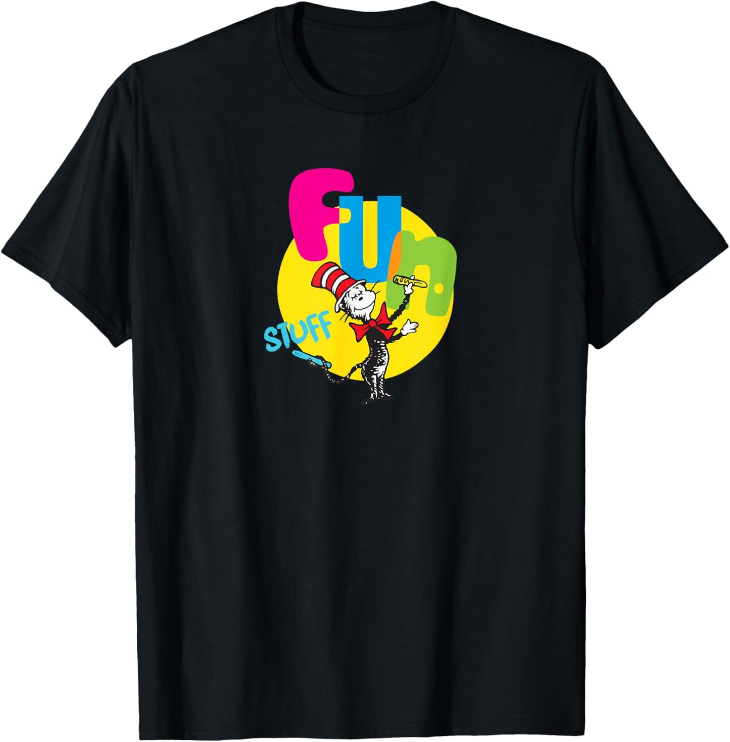 Dr. Seuss Fun Stuff T-Shirt - T-Shirt | Black