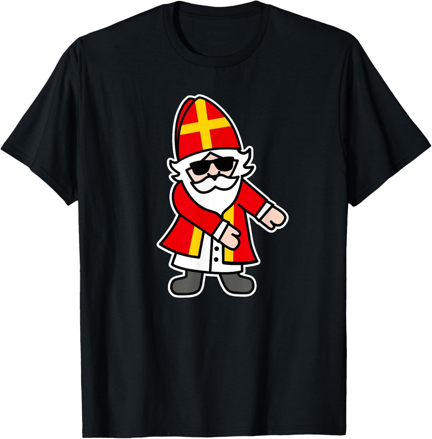 Cool Sinterklaas Saint Nicolais Floss Dance Flossing T-Shirt - T-Shirt | Black