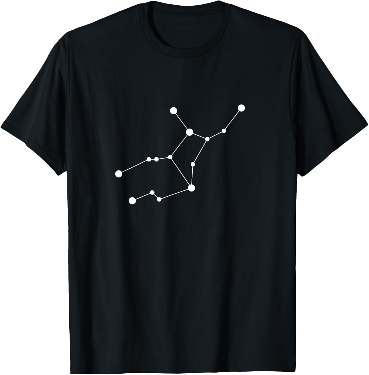 Virgo Astrology Zodiac Star Sign Constellation T-Shirt - T-Shirt | Black
