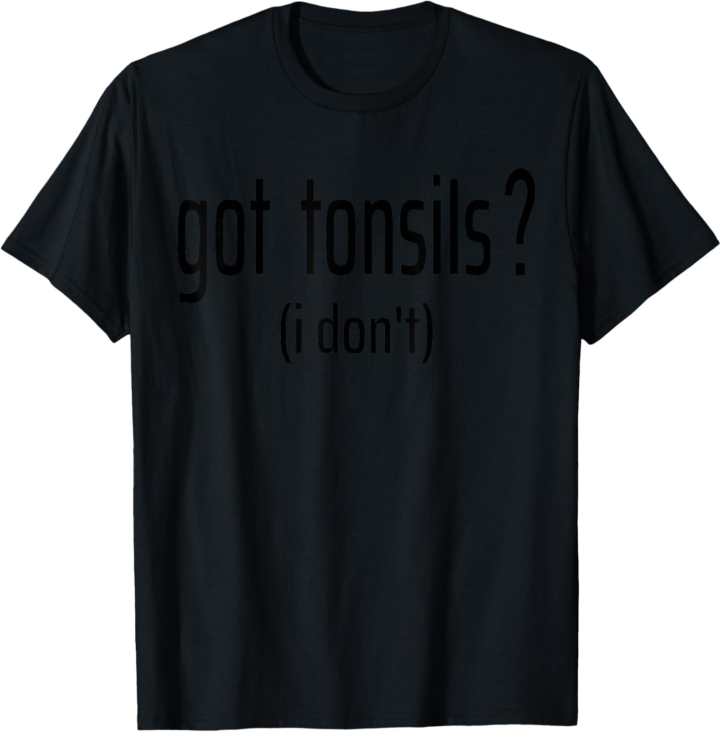 Funny Tonsil Surgery Tonsillectomy Tonsils Removed T-Shirt - T-Shirt | Black