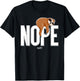 Men Nope Sloth T-Shirt - T-Shirt | Black