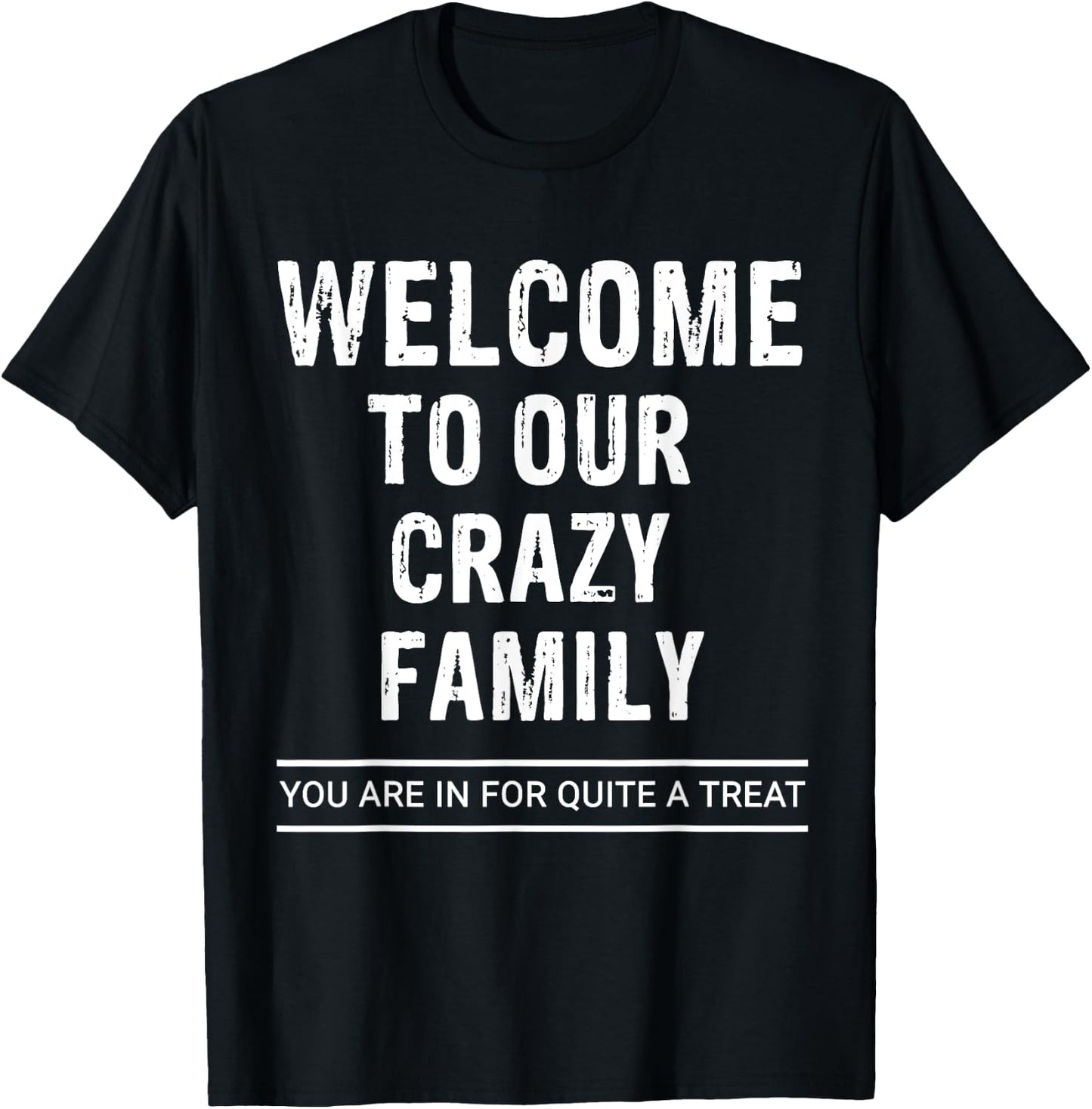 Gifts For Soon To Be Sister In Law - Crazy Family T-Shirt - T-Shirt | Black