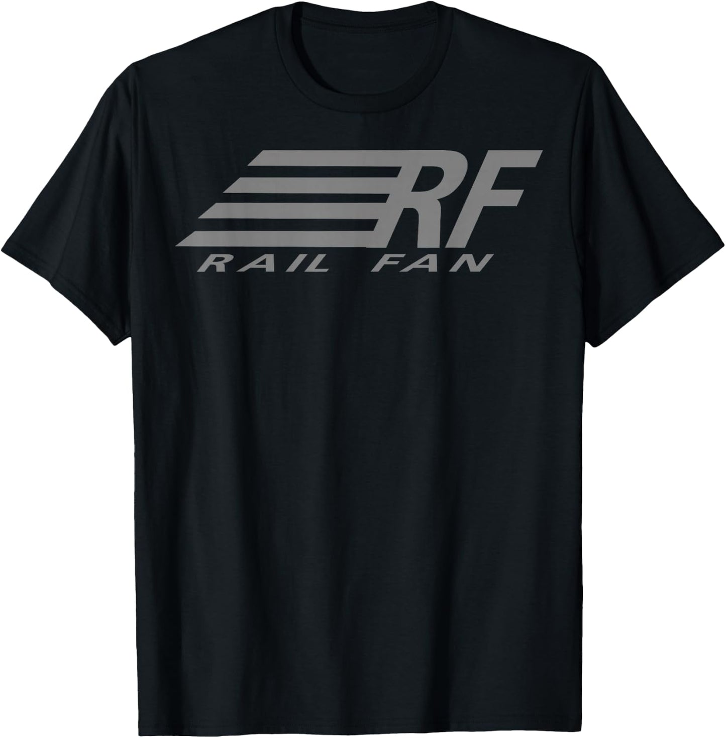 Railroad Train Enthusiast RailFan T shirt T-Shirt - T-Shirt | Black