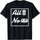 All Trash No Trailer funny Redneck T-Shirt - T-Shirt | Black