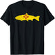 State of New Mexico Fishing Flag - Vintage Fish Trout T-Shirt - T-Shirt | Black