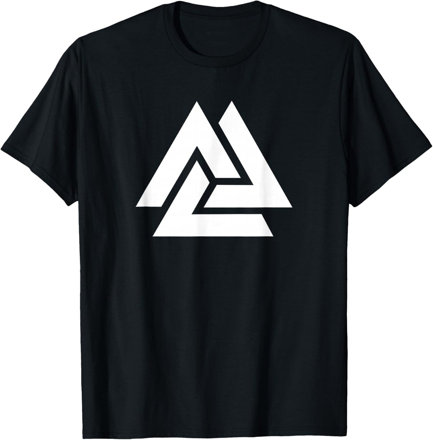 Valknut, Odin, Viking Symbol, Pagan Nordic Germanic T-Shirt - T-Shirt | Black