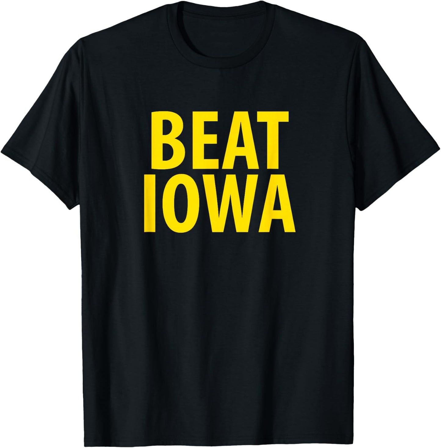 Official Beat Iowa House Divided State of IA T-Shirt - T-Shirt | Black