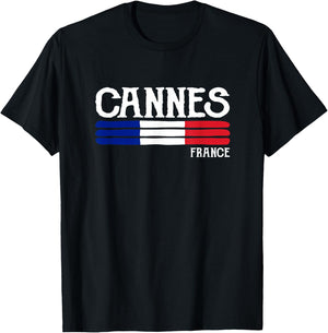 Cannes France Souvenir T-Shirt - T-Shirt | Black