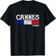 Cannes France Souvenir T-Shirt - T-Shirt | Black