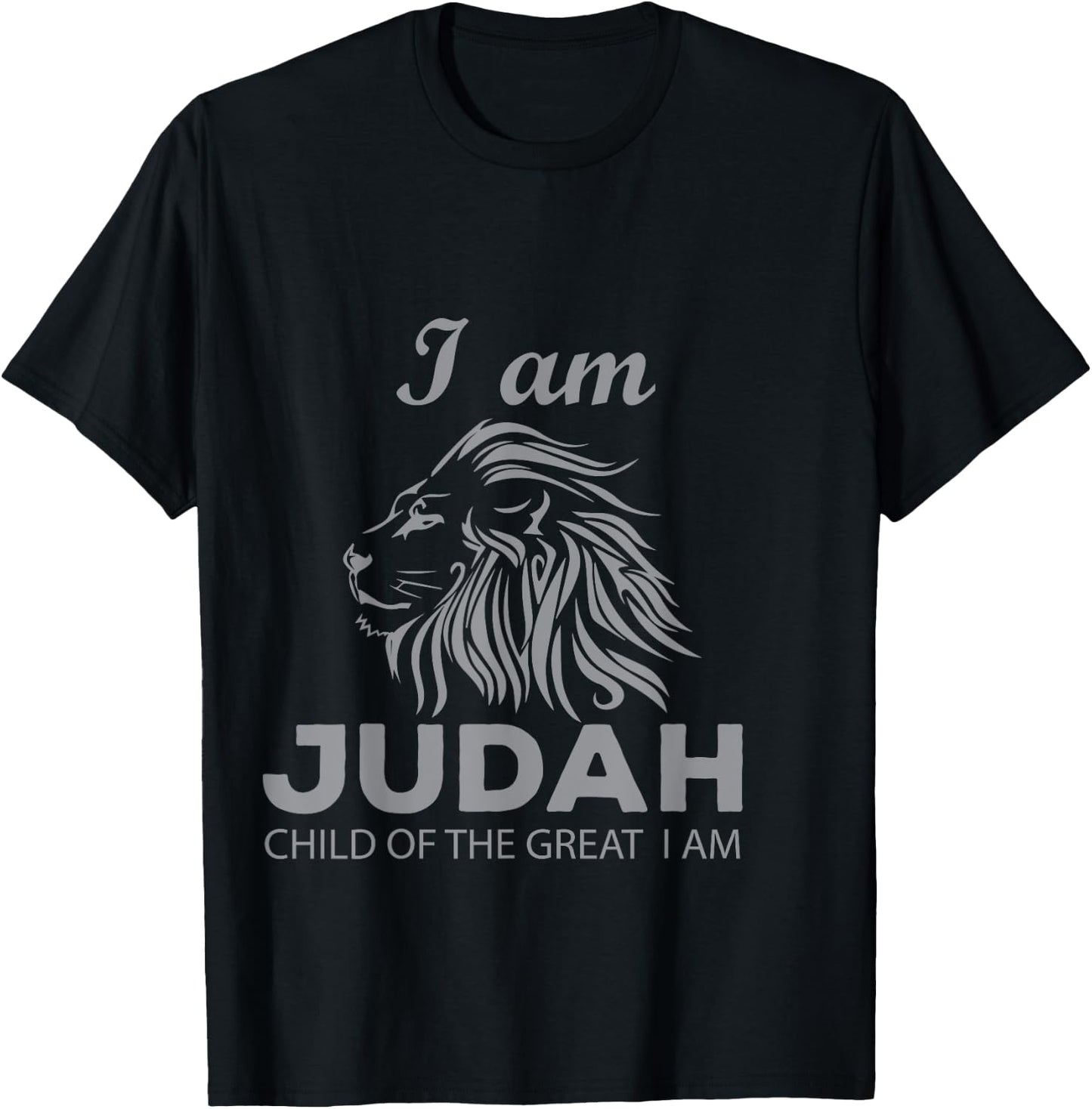 Hebrew Israelite Clothing I Am Judah Lion Child T-Shirt - T-Shirt | Black