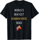 World's Okayest Arabian Horse Rider Funny Equestrian T-Shirt - T-Shirt | Black