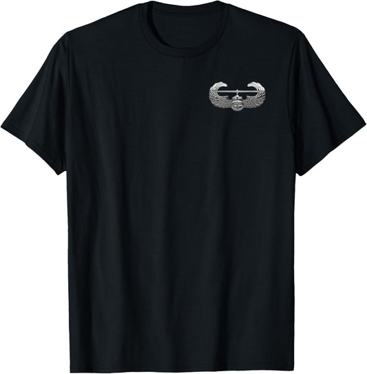 Army Air Assault Badge Military Veteran PT T-Shirt - T-Shirt | Black