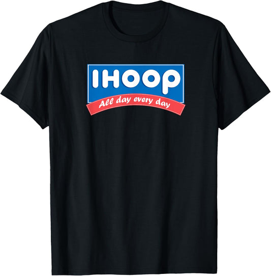 ihoop All Day Everyday Basketball Shirt T-Shirt - T-Shirt | Black