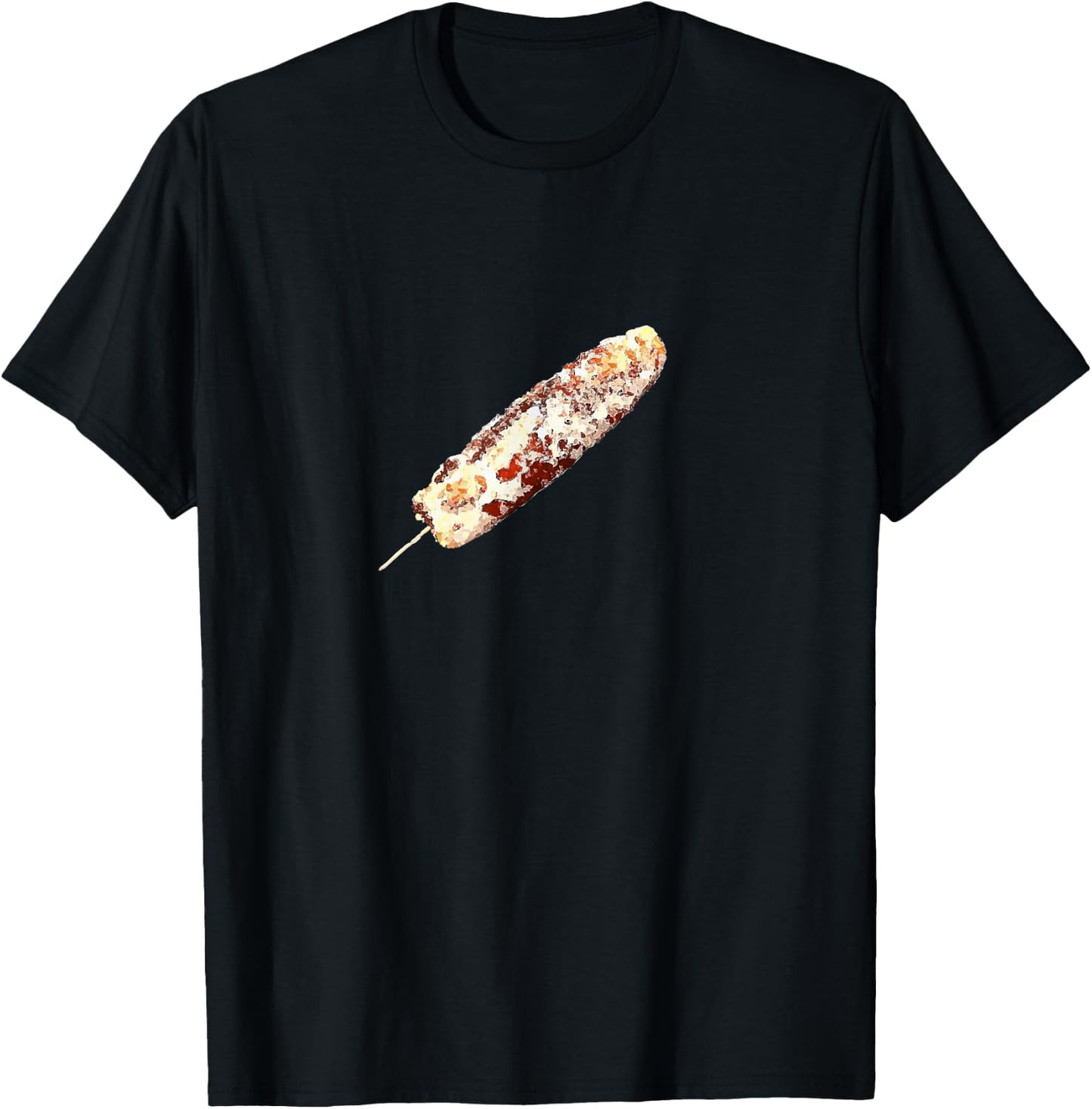 Elote Corn on the Cob Stick Mexican Corn T-Shirt - T-Shirt | Black