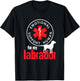 Emotional Support Human for my Labrador - Dog Lover Shirt T-Shirt - T-Shirt | Black