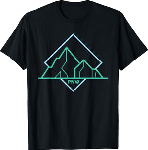 PNW Pacific Northwest North West T-Shirt - T-Shirt | Black
