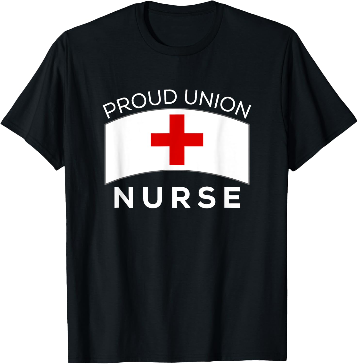 Proud Union Nurse Shirt for Nurses PURPLE T-Shirt - T-Shirt | Black