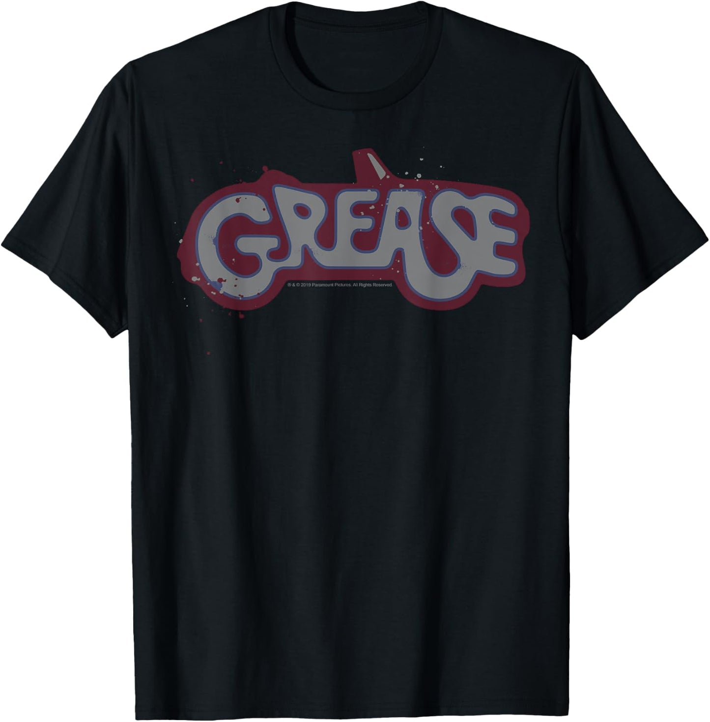 Grease Classic Title Logo T-Shirt - T-Shirt | Black