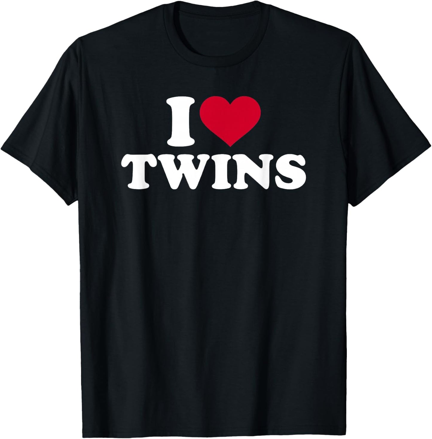 I love twins T-Shirt - T-Shirt | Black