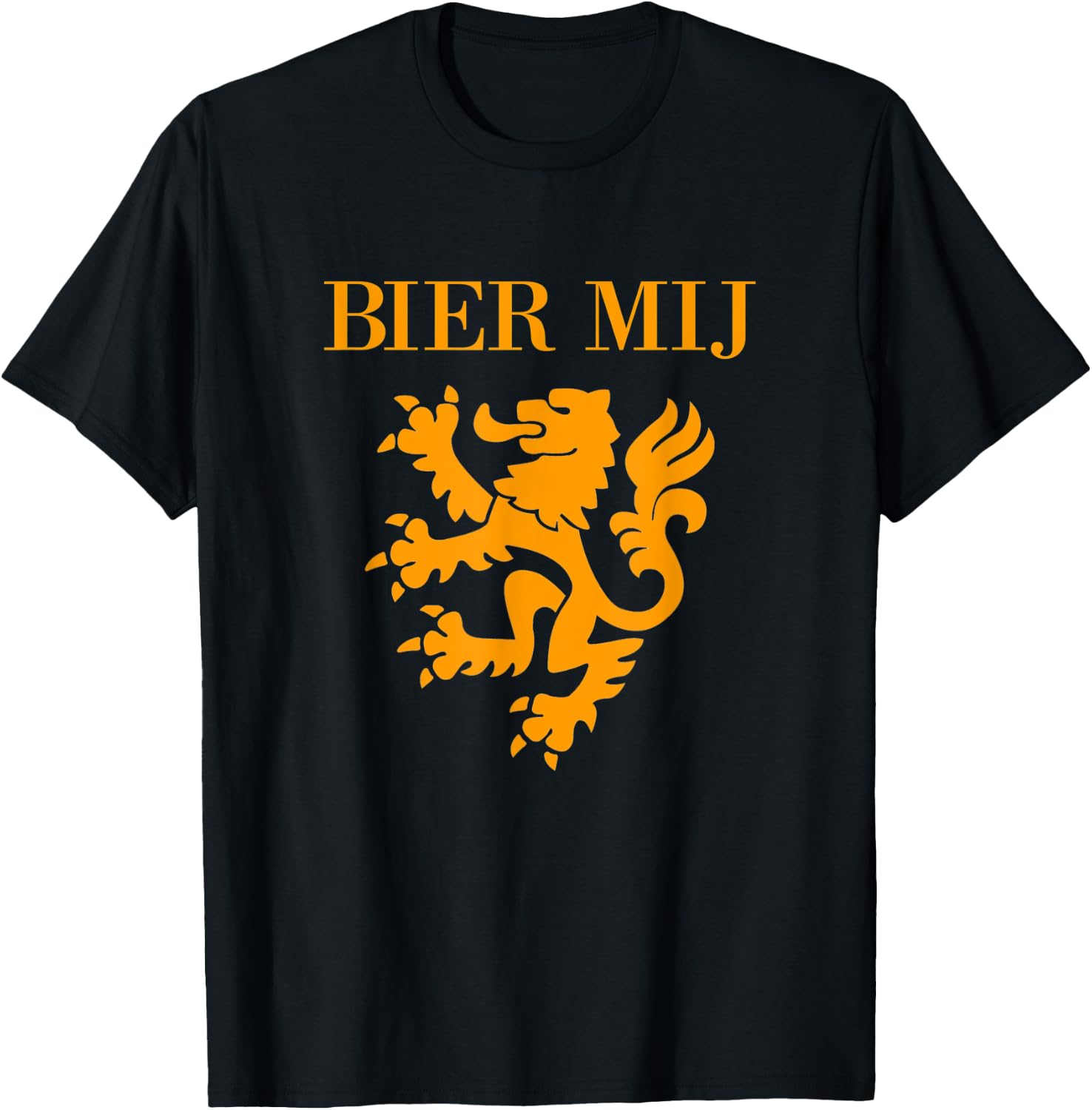 Beer Me In Dutch Hollands Shirt Funny Netherlands Souvenir T-Shirt - T-Shirt | Black
