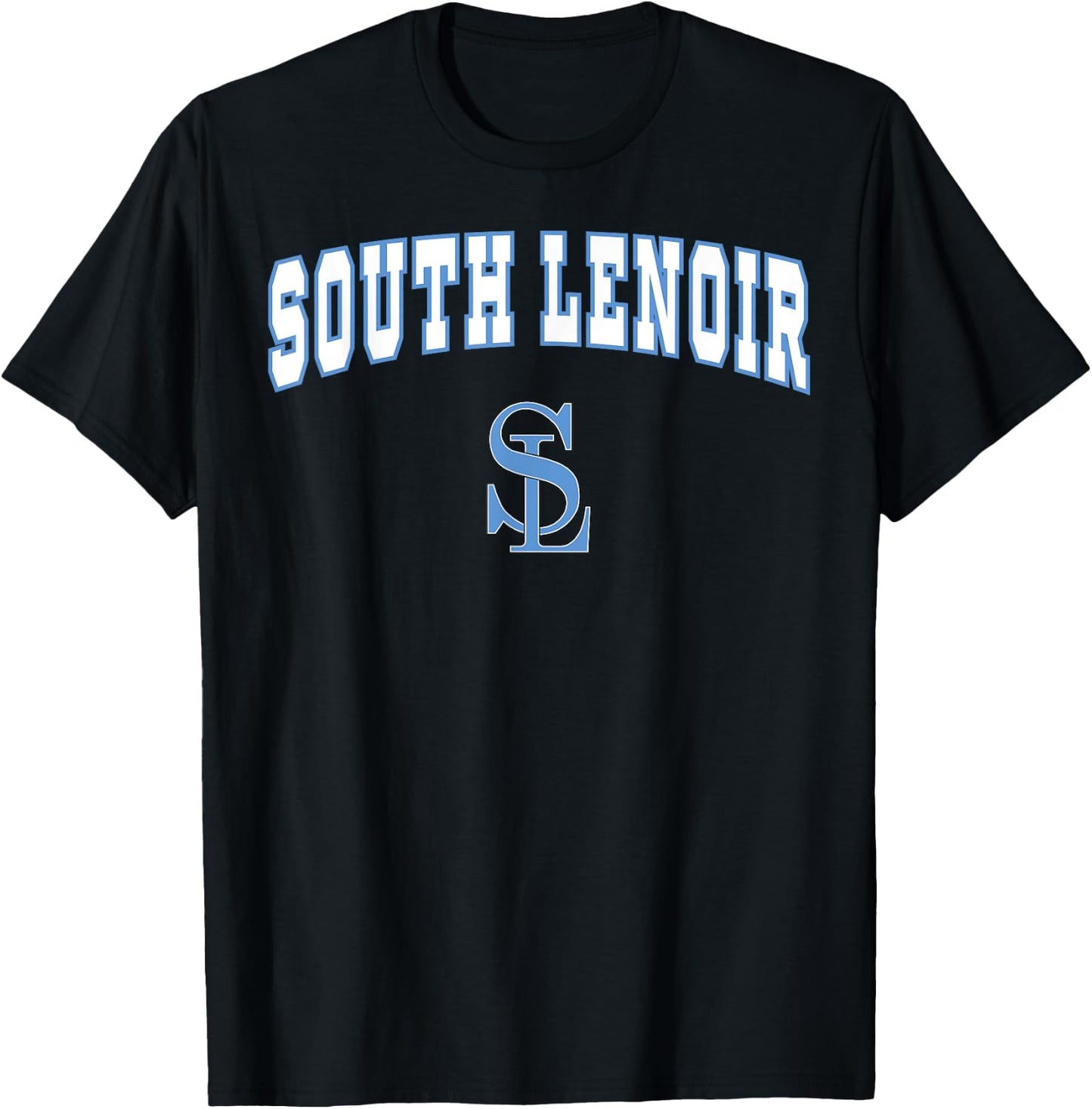South Lenoir High School Blue Devils T-Shirt - T-Shirt | Black