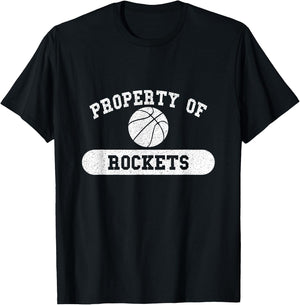 Property of Rockets Basketball T-Shirt - T-Shirt | Black