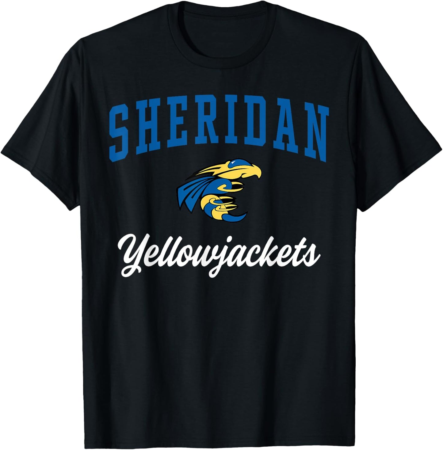 Sheridan High School Yellowjackets C3 T-Shirt - T-Shirt | Black