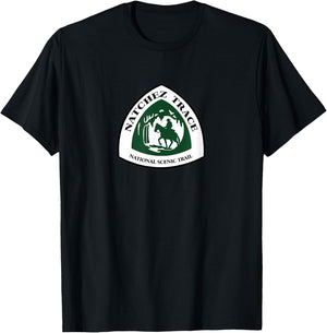 National Scenic Trail Shirt - Natchez Trace Trail T-Shirt - T-Shirt | Black