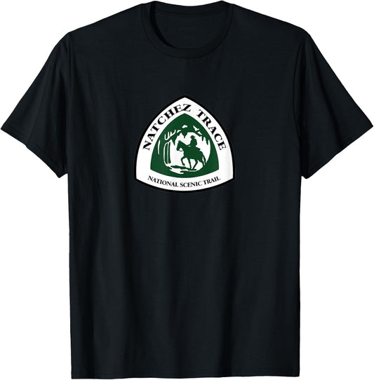 National Scenic Trail Shirt - Natchez Trace Trail T-Shirt - T-Shirt | Black
