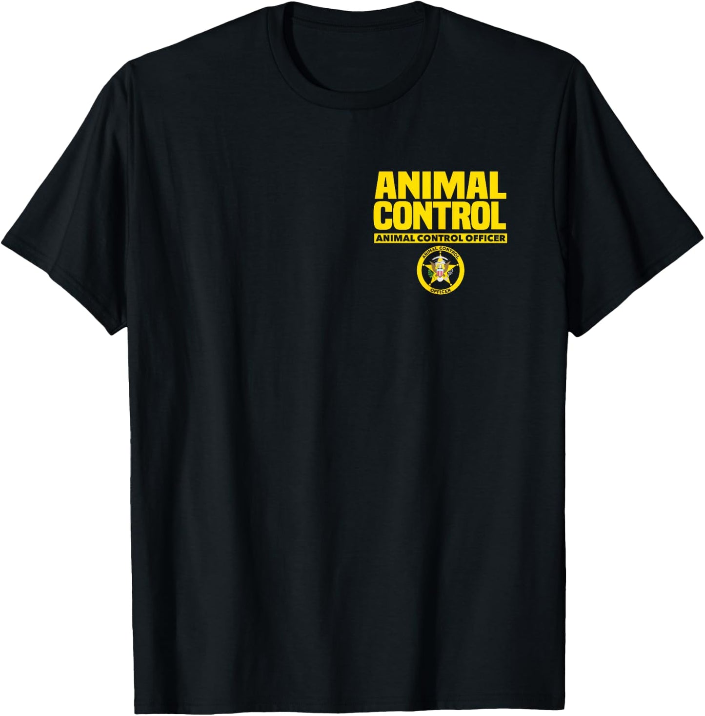 Animal Control Officer Public Safety Uniform Patrol Duty T-Shirt - T-Shirt | Black