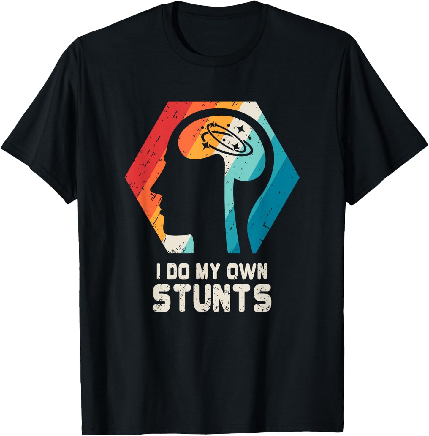 Concussion T Shirt Brain Head Injury Get Well Soon Gift T-Shirt - T-Shirt | Black