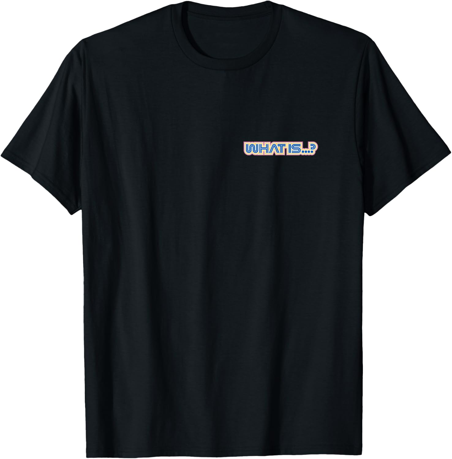 Jeopardy! What Is - Black, Small, -Adult, Short Sleeve T-Shirt - T-Shirt | Black