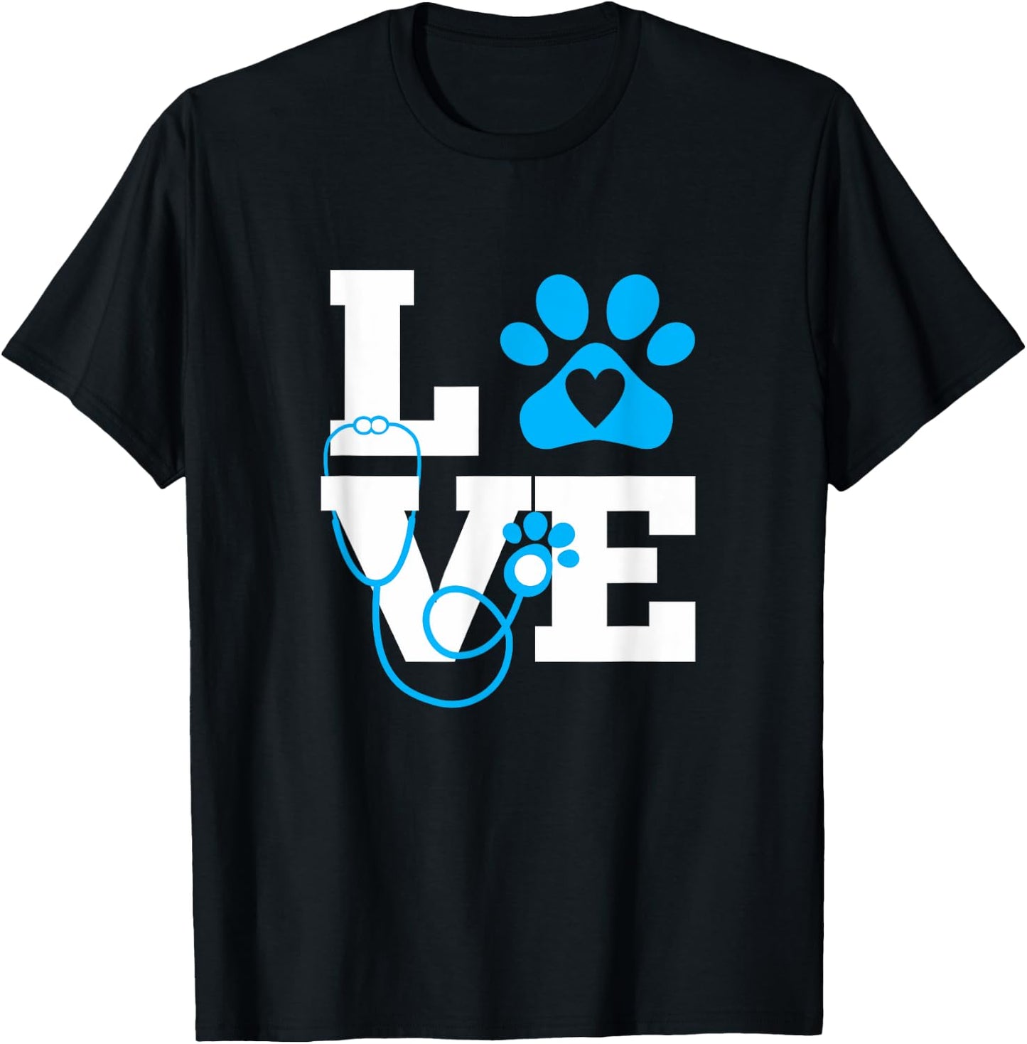 Love Veterinary Medicine Vet Tech Week Teacher Print Women T-Shirt - T-Shirt | Black